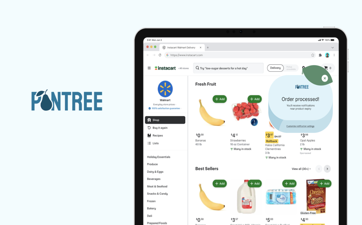 Pantree Chrome Extension